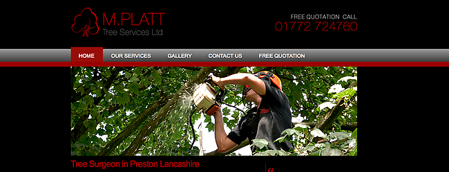 Web Design Preston - MPlatt Tree Services